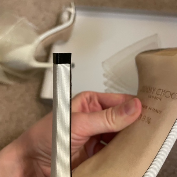 Jimmy Choo Aveline 100 Heels in Latte - Picture 15 of 16